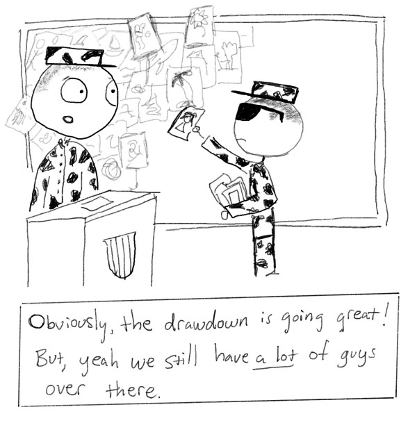 I have no idea how the military works 